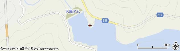 愛知県新城市名号（杉本）周辺の地図