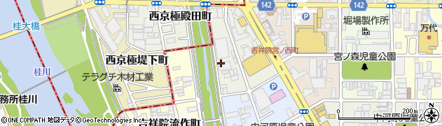 京都府京都市南区吉祥院大河原町周辺の地図