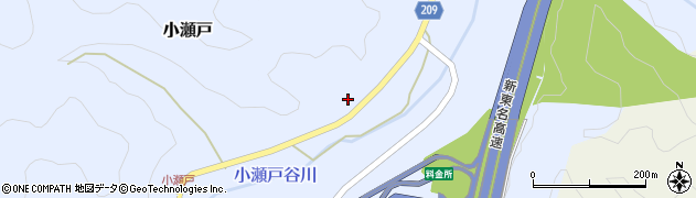 静岡県静岡市葵区小瀬戸1402周辺の地図