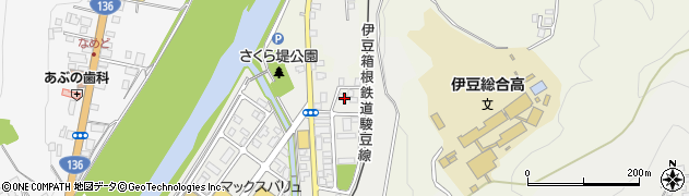 静岡県伊豆市柏久保1421周辺の地図