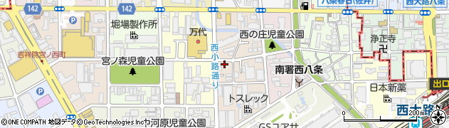 京都府京都市南区吉祥院西ノ庄西中町28周辺の地図