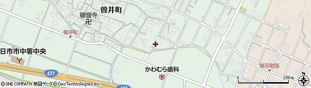 三重県四日市市曽井町1705周辺の地図