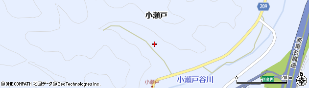静岡県静岡市葵区小瀬戸1646周辺の地図