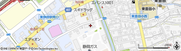 静岡ガスエネルギー株式会社　中部支店静岡営業所周辺の地図