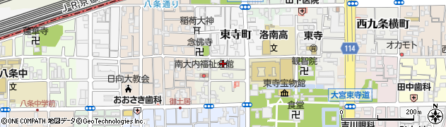 京都府京都市南区八条寺内町周辺の地図
