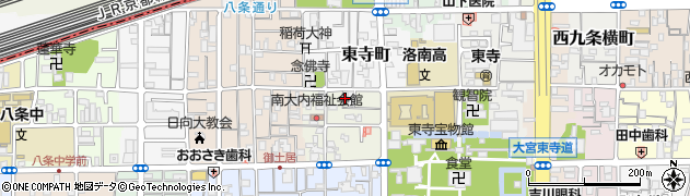 京都府京都市南区八条寺内町周辺の地図