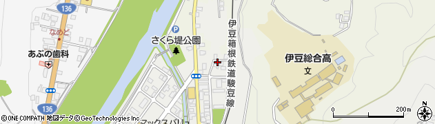 静岡県伊豆市柏久保1418周辺の地図