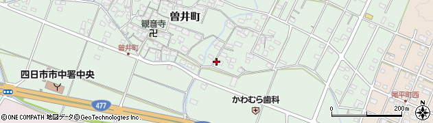 三重県四日市市曽井町316周辺の地図