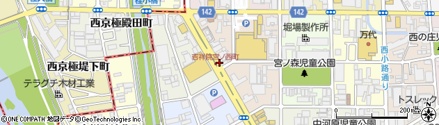 京都府京都市南区吉祥院宮ノ西町周辺の地図