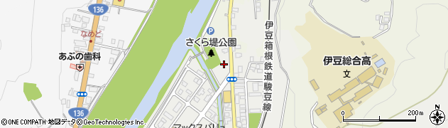 静岡県伊豆市柏久保1388周辺の地図