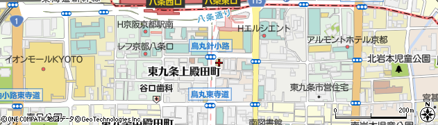 京都府京都市南区東九条西山王町周辺の地図