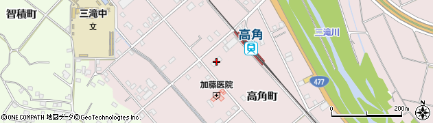 三重県四日市市高角町2709周辺の地図