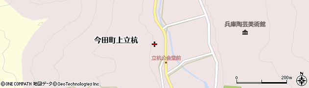 兵庫県丹波篠山市今田町上立杭365周辺の地図