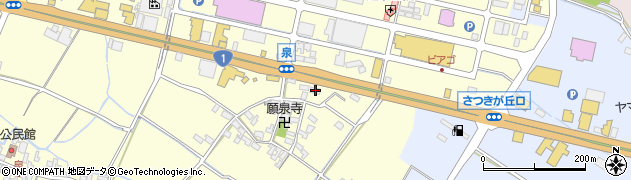 滋賀県甲賀市水口町泉678周辺の地図
