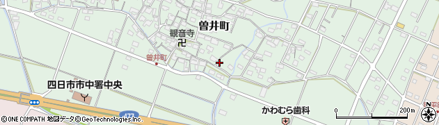 三重県四日市市曽井町895周辺の地図