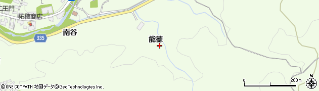 愛知県岡崎市滝町（能徳）周辺の地図