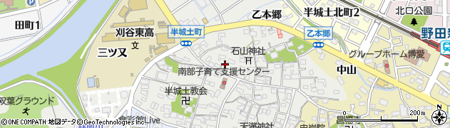 愛知県刈谷市半城土町西裏60周辺の地図