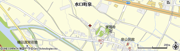 滋賀県甲賀市水口町泉466周辺の地図
