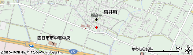 三重県四日市市曽井町833周辺の地図