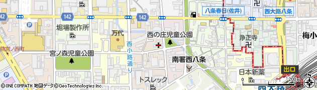 京都府京都市南区吉祥院西ノ庄西中町26周辺の地図