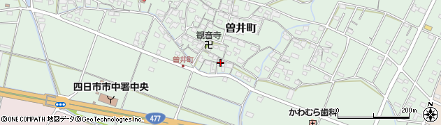 三重県四日市市曽井町888周辺の地図