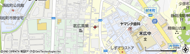 静岡県静岡市葵区神明町周辺の地図