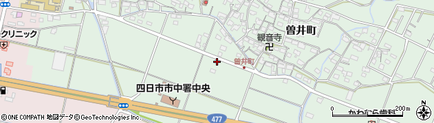 三重県四日市市曽井町346周辺の地図