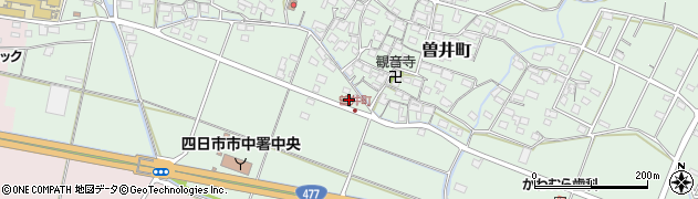 三重県四日市市曽井町400周辺の地図