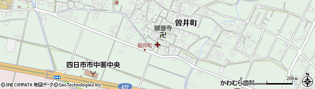三重県四日市市曽井町832周辺の地図