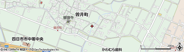 三重県四日市市曽井町897-2周辺の地図
