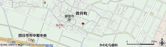 三重県四日市市曽井町878周辺の地図