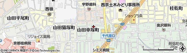 車塚公園周辺の地図