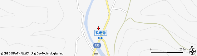 愛知県新城市玖老勢（下貝津）周辺の地図