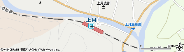 上月駅周辺の地図