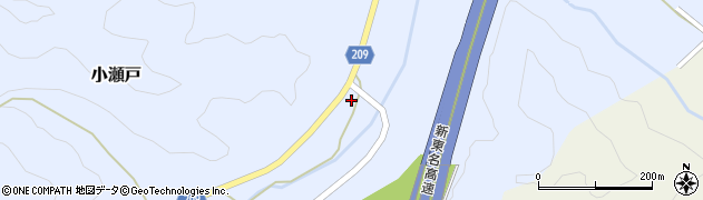 静岡県静岡市葵区小瀬戸1420周辺の地図