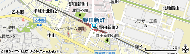 愛知県刈谷市周辺の地図