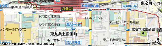 ドン・キホーテ京都アバンティ店周辺の地図