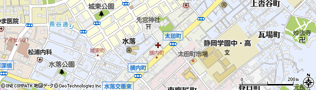 静岡県静岡市葵区横内町89周辺の地図