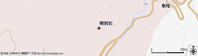 京都府亀岡市曽我部町法貴（明智岩）周辺の地図