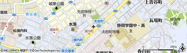 静岡県静岡市葵区横内町94周辺の地図