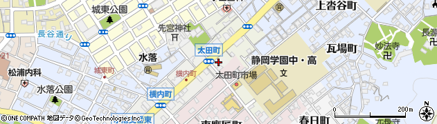 静岡県静岡市葵区横内町3周辺の地図