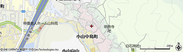 京都府京都市山科区小山小川町28周辺の地図