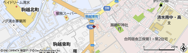 清水富士見台公園周辺の地図