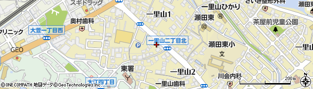 株式会社エルアイシー　瀬田店周辺の地図