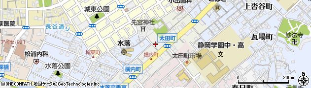 静岡県静岡市葵区横内町93周辺の地図