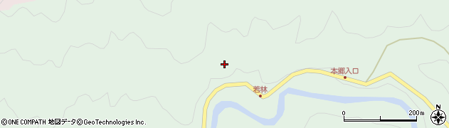 愛知県岡崎市井沢町（下若林）周辺の地図