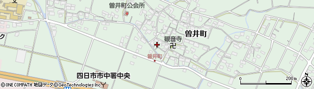 三重県四日市市曽井町827周辺の地図