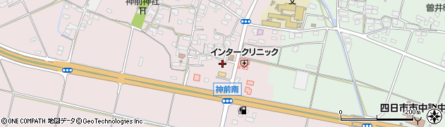 三重県四日市市高角町703周辺の地図