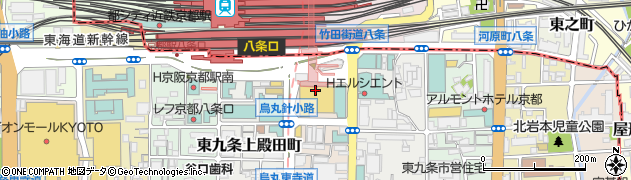 京阪バス株式会社　関西空港リムジンバス予約センター京都系統周辺の地図