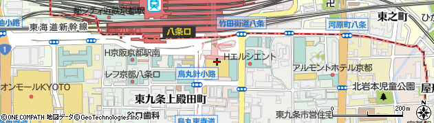 京阪バス株式会社　高速バス周辺の地図